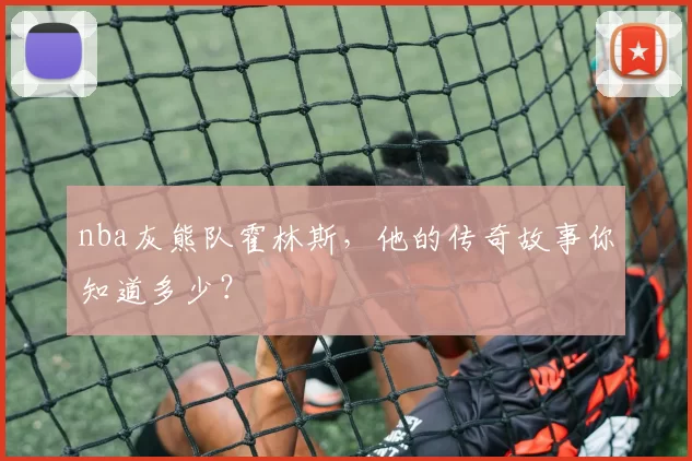 nba灰熊队霍林斯，他的传奇故事你知道多少？
