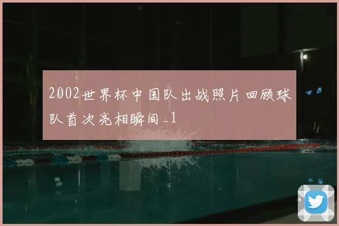 2002世界杯中国队出战照片回顾球队首次亮相瞬间_1