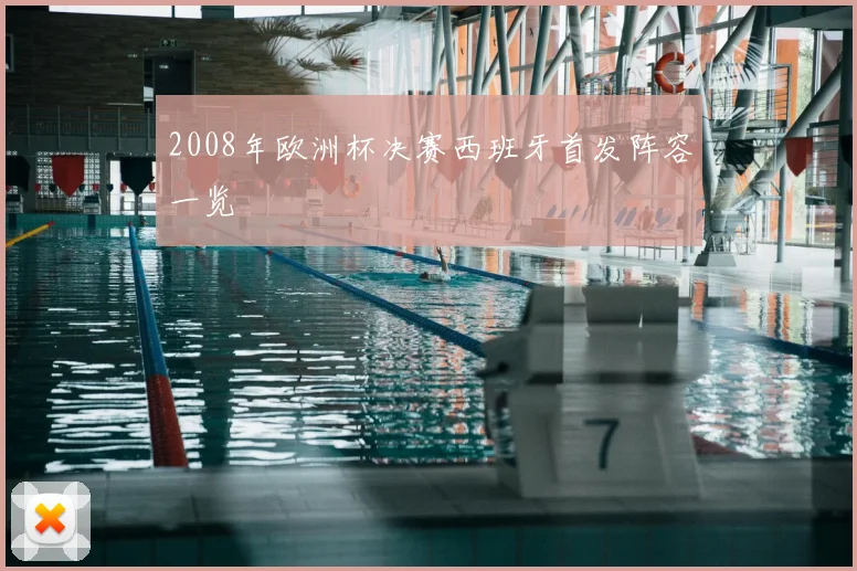 2008年欧洲杯决赛西班牙首发阵容一览